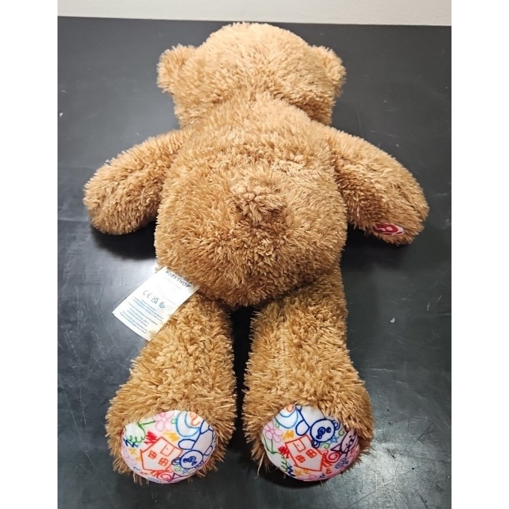Build A Bear Hearts n Hugs Doodle Paws Brown Teddy Plush Red Heart BAB 2022 *EUC - Picture 8 of 16